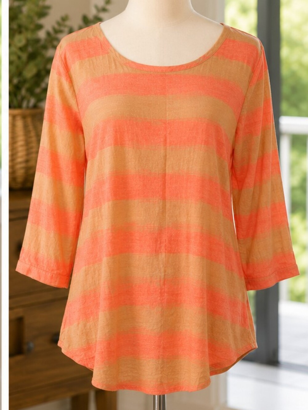 JOIE LINEN DOLMAN STRIPED TOP